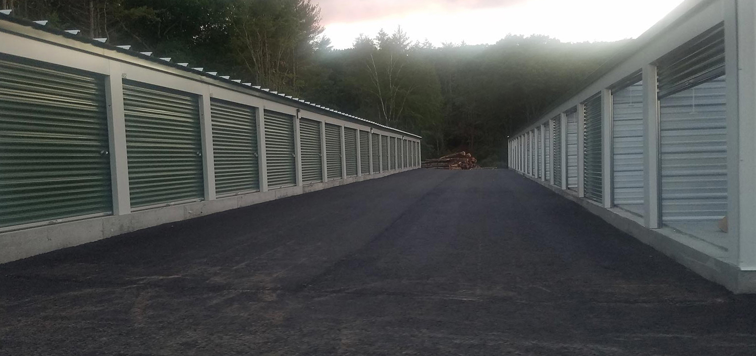 Storage units located at 222 N. Main St. in Troy, NH